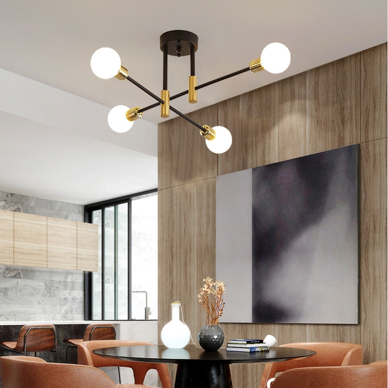 "Modern Nordic" - Pivoting Arm Ceiling Chandelier
