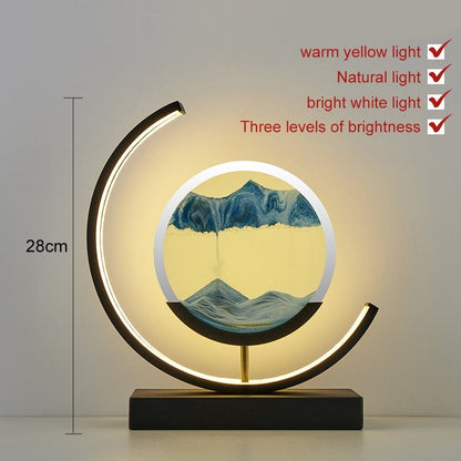 "Next Horizon" - Modern LED Sand Art Lamp