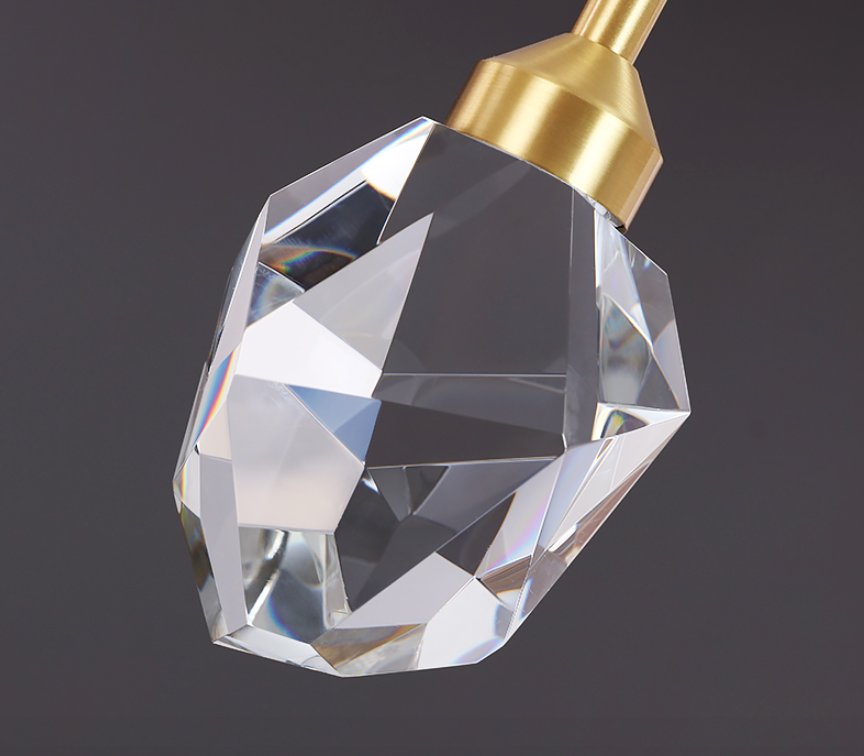 "Crystal Rocks" - Luxury Kitchen Pendant Light