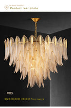 Load image into Gallery viewer, &quot;French Feathers&quot; - Luxury Living Room/Dining Chandelier

