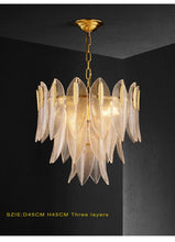 Load image into Gallery viewer, &quot;French Feathers&quot; - Luxury Living Room/Dining Chandelier

