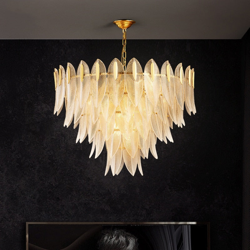 "French Feathers" - Luxury Living Room/Dining Chandelier