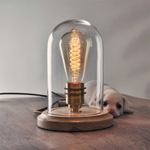 Load image into Gallery viewer, &quot;Solo Edison&quot; - Vintage Glass Desk Lamp
