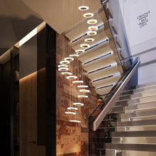 Load image into Gallery viewer, &quot;Modern Illumination&quot; - Luxury Stairway Chandelier
