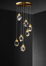 Load image into Gallery viewer, &quot;Crystal Rocks&quot; - Luxury Entryway Chandelier

