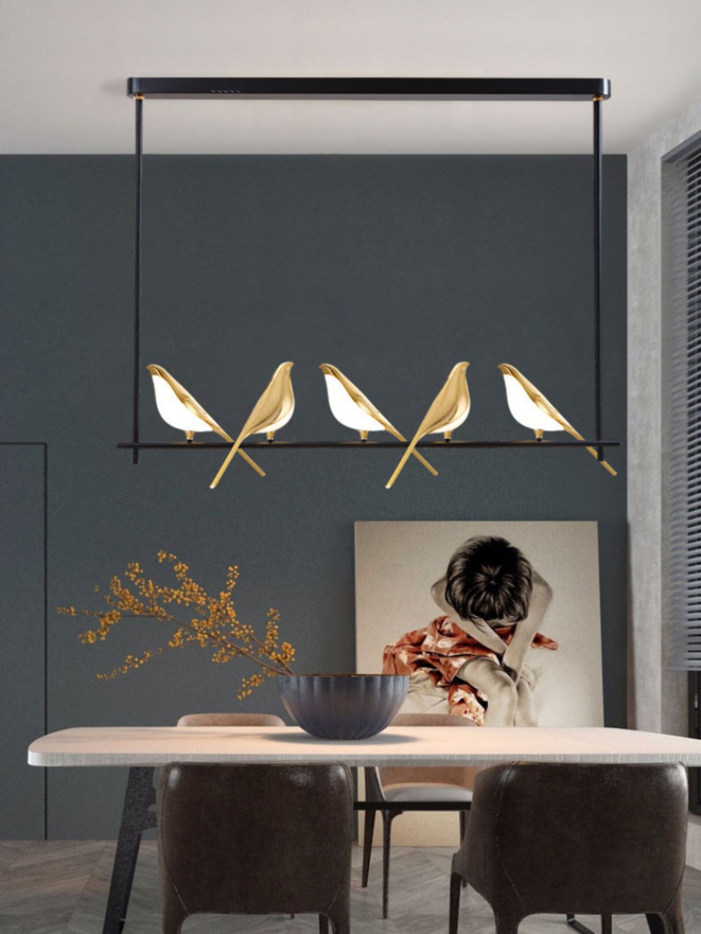"Nordic Birds" - Modern LED Wall Sconce