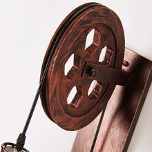 Load image into Gallery viewer, &quot;The Pulley&quot; Retro Wall Lamp
