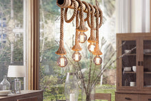 Load image into Gallery viewer, &quot;The Vines&quot; Rope Bamboo Pendant Light
