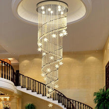 Load image into Gallery viewer, &quot;The Majestic&quot; - Modern Crystal Spiral Chandelier
