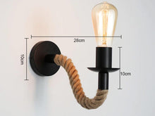 Load image into Gallery viewer, &quot;Rope Corridor&quot; - Retro Industrial Wall Lamp
