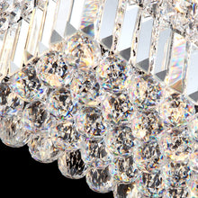 Load image into Gallery viewer, &quot;Refined Geometry&quot; - Rectangular Crystal Chandelier

