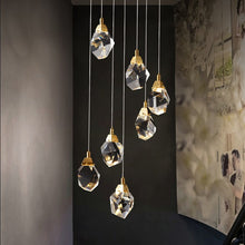 Load image into Gallery viewer, &quot;Crystal Rocks&quot; - Luxury Staircase Chandelier
