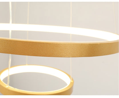 "Noble Rings" - Minimalist Modern Pendant Light