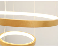 Load image into Gallery viewer, &quot;Noble Rings&quot; - Minimalist Modern Pendant Light
