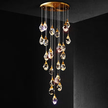 Load image into Gallery viewer, &quot;Crystal Rocks&quot; - Luxury Staircase Chandelier
