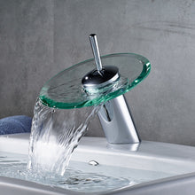 Load image into Gallery viewer, &quot;Glass Edge&quot; - Contemporary Bathroom Sink Faucet
